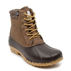 Nautica Channing duck boot brown, size 9 NWT in box